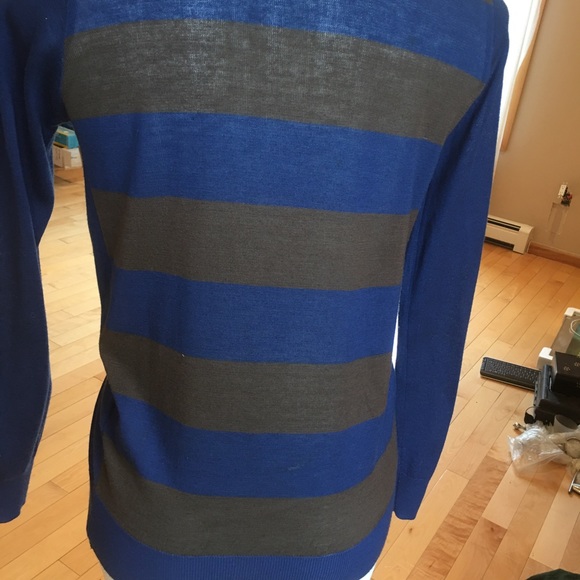 Navy open cardigan - Picture 4 of 13